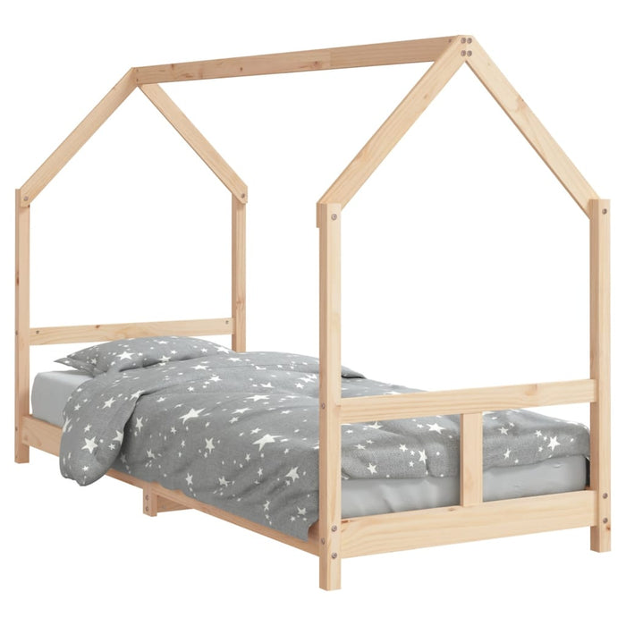 Kids Bed Frame 80x200 cm Solid Wood Pine