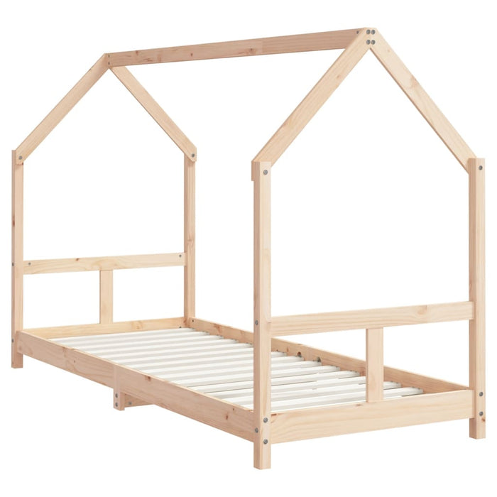 Kids Bed Frame 80x200 cm Solid Wood Pine