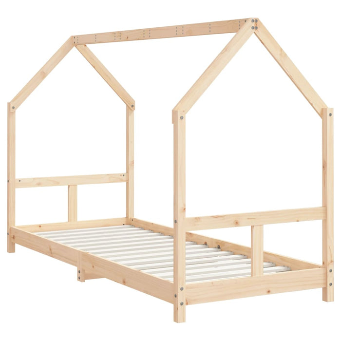 Kids Bed Frame 80x200 cm Solid Wood Pine