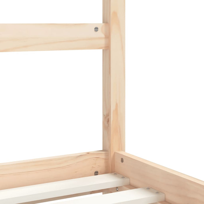 Kids Bed Frame 80x200 cm Solid Wood Pine