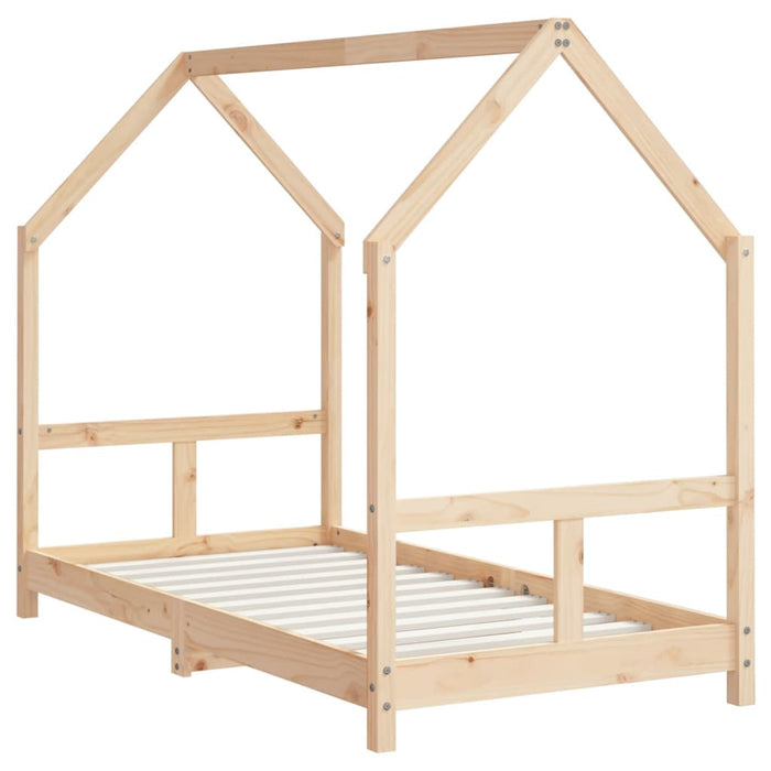 Kids Bed Frame 80x160 cm Solid Wood Pine