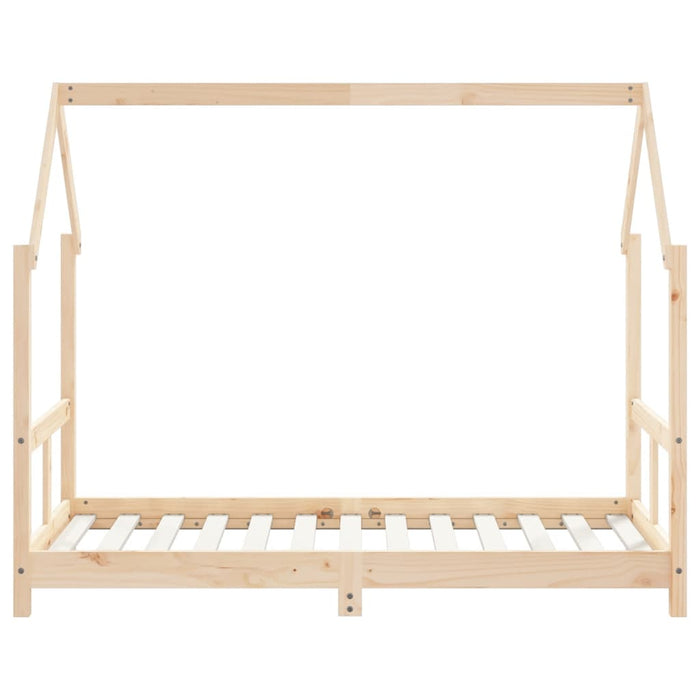 Kids Bed Frame 80x160 cm Solid Wood Pine