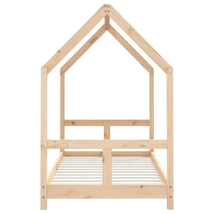 Kids Bed Frame 80x160 cm Solid Wood Pine