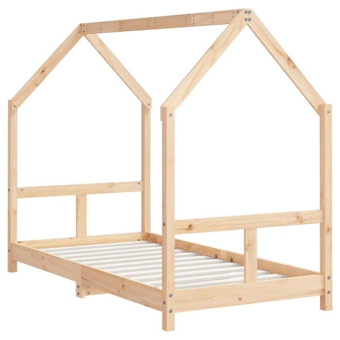 Kids Bed Frame 80x160 cm Solid Wood Pine