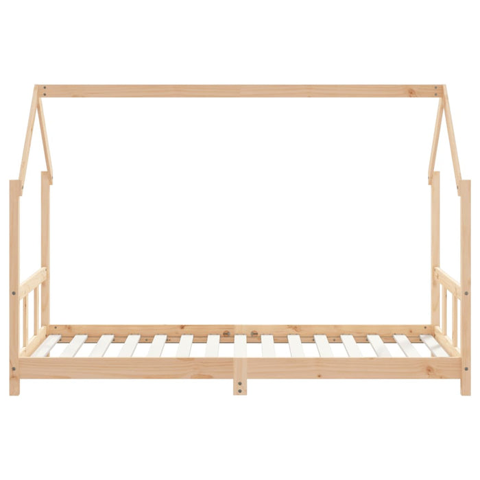 Kids Bed Frame 90x190 cm Solid Wood Pine