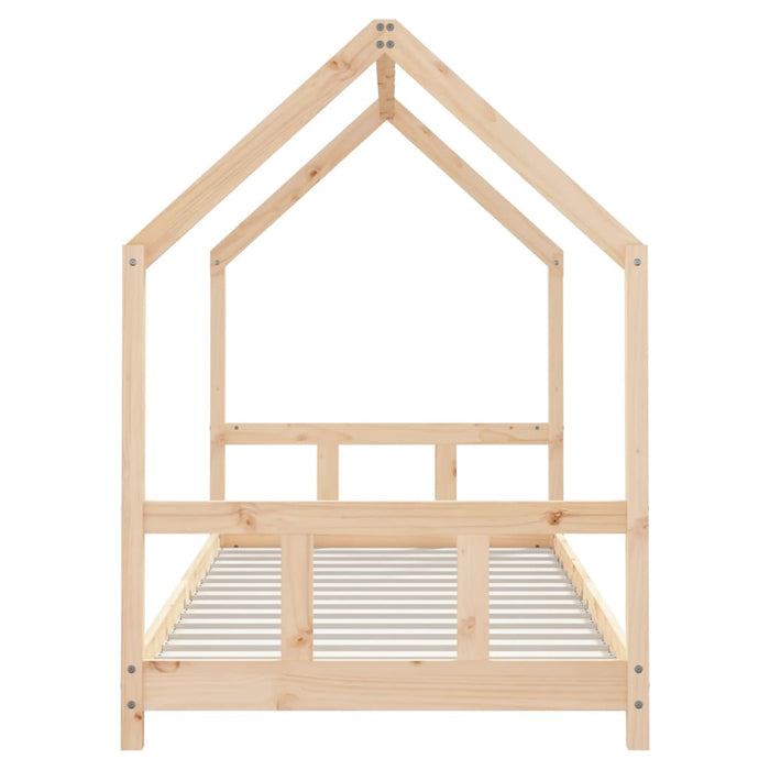 Kids Bed Frame 90x190 cm Solid Wood Pine