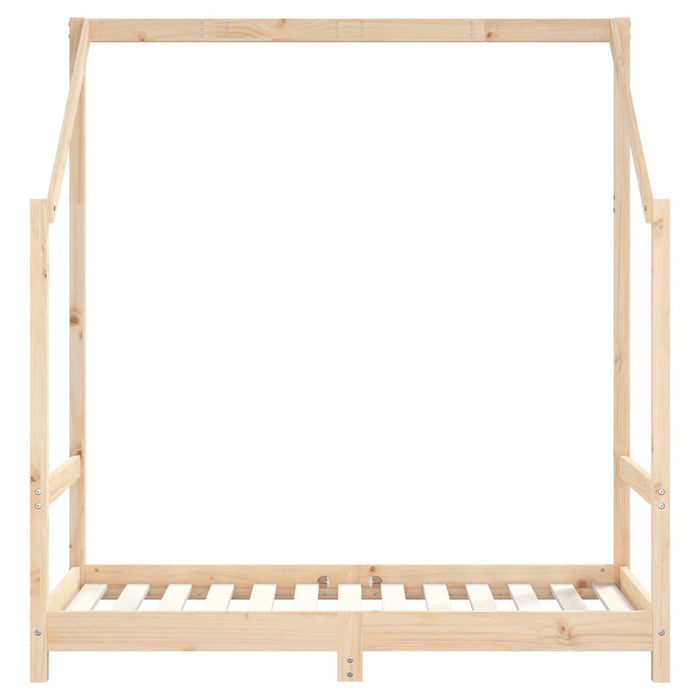 Kids Bed Frame 2x(70x140) cm Solid Wood Pine