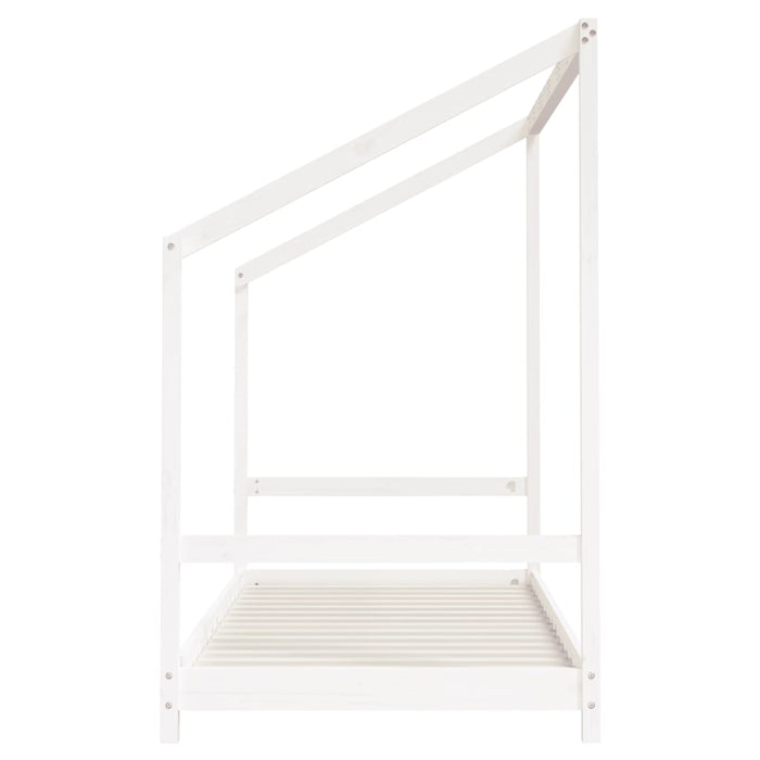 Kids Bed Frame White 2x(90x190) cm Solid Wood Pine