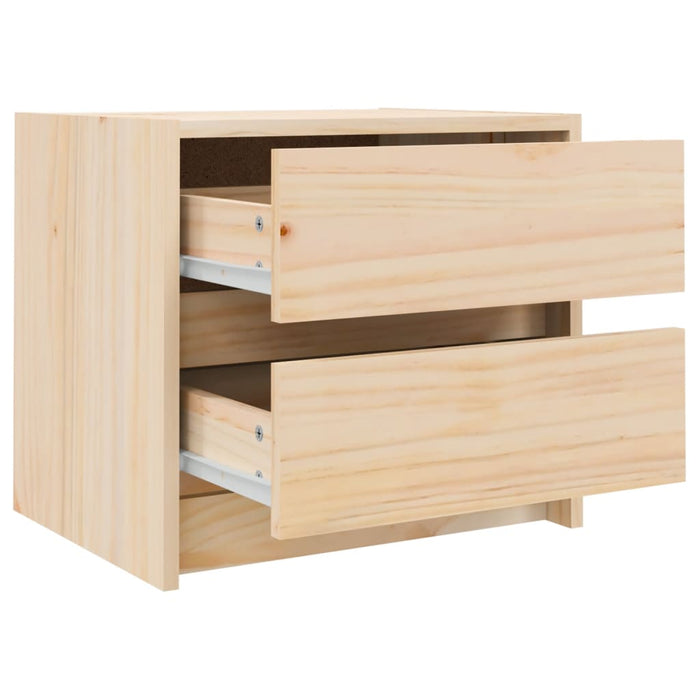 Bedside Cabinet 40x31x35.5 cm Solid Wood Pine