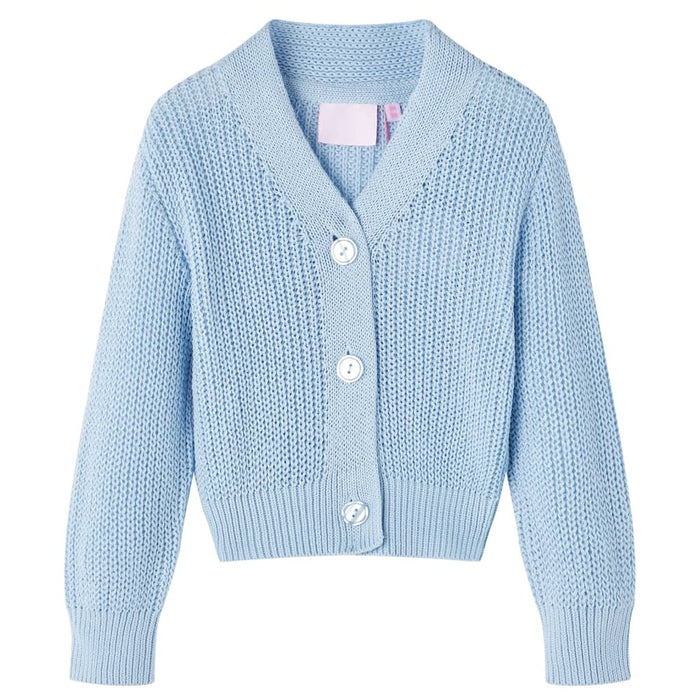 Cardigan copii tricotat albastru 104