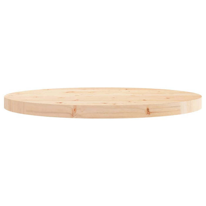 Table Top Round Ø60x3 cm Solid Wood Pine