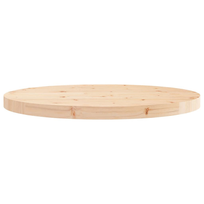 Table Top Round Ø60x3 cm Solid Wood Pine