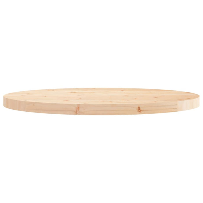 Table Top Round Ø70x3 cm Solid Wood Pine