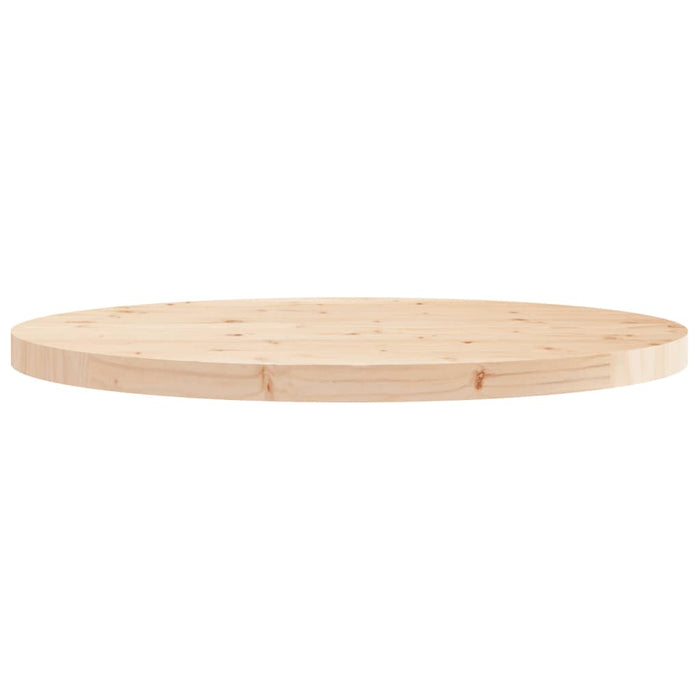 Table Top Round Ø70x3 cm Solid Wood Pine