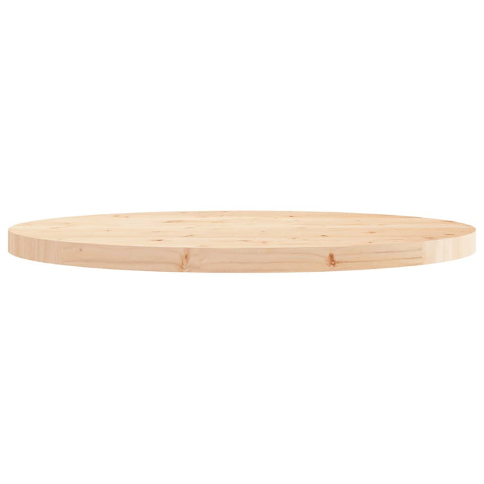 Table Top Round Ø80x3 cm Solid Wood Pine