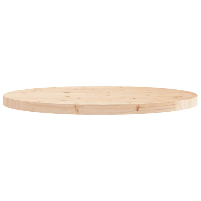 Table Top Round Ø80x3 cm Solid Wood Pine