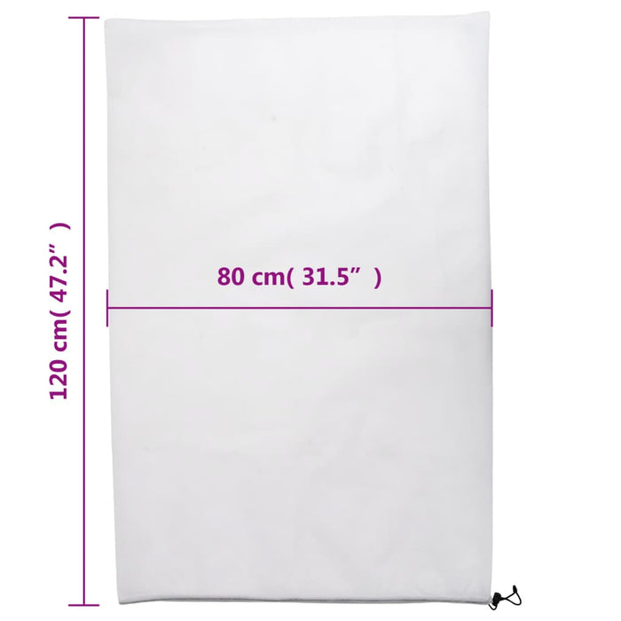 Plant Fleece Covers with Drawstring 4 pcs 70 g/m² 0.8x1.2 m