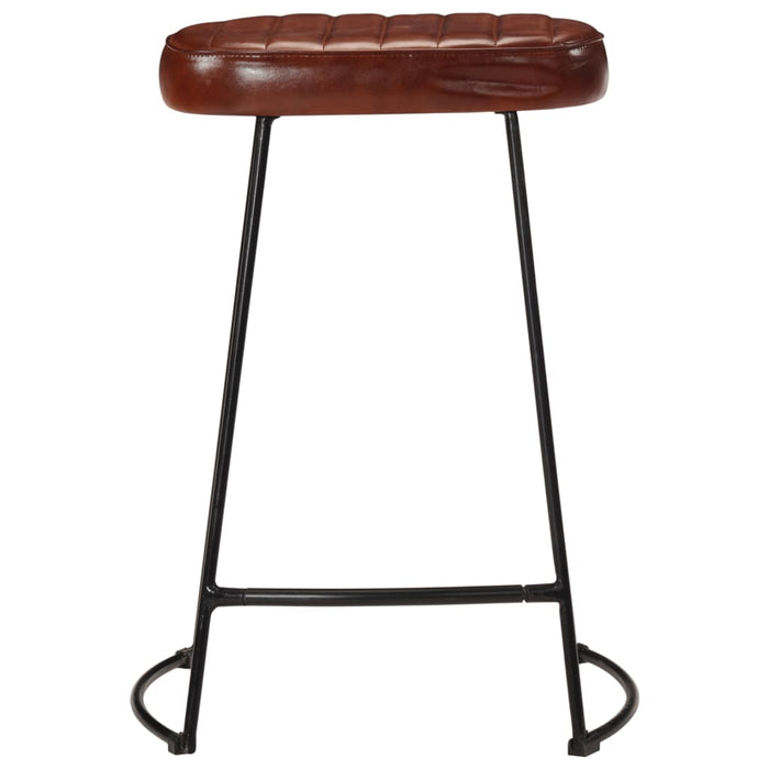 Bar Stools 2 pcs Dark Brown 41x29x62 cm