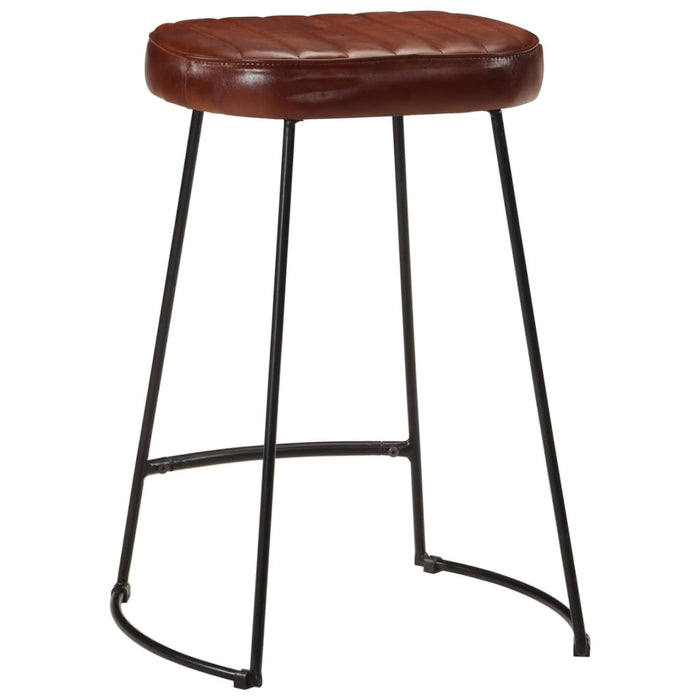 Bar Stools 2 pcs Dark Brown 41x29x62 cm