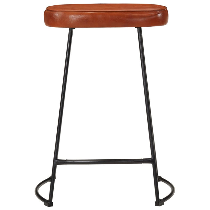 Bar Stools 2 pcs Dark Brown 41x29x62 cm