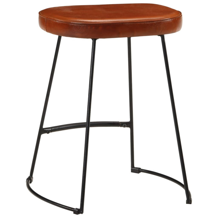 Bar Stools 2 pcs Dark Brown 40x29.5x53 cm