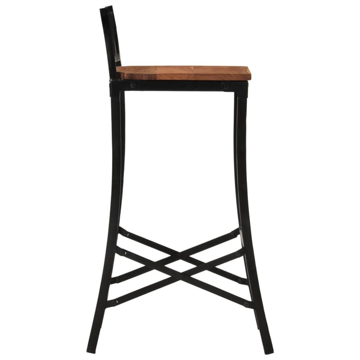 Bar Chairs 4 pcs Solid Wood Acacia