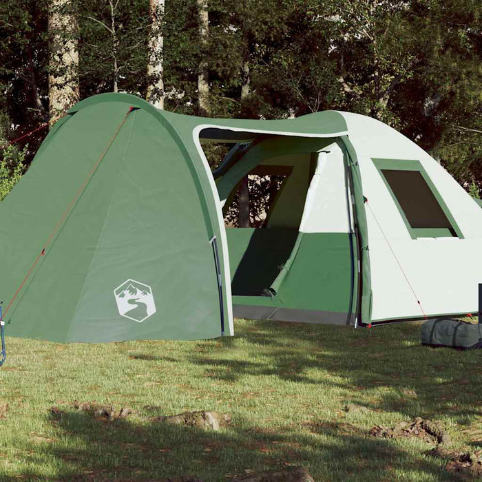 Family Tent Dome 6-Person Green Waterproof