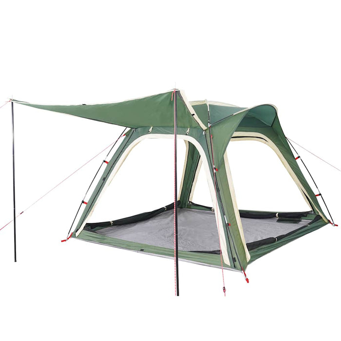 Camping Tent 4-Person Green Quick Release Waterproof