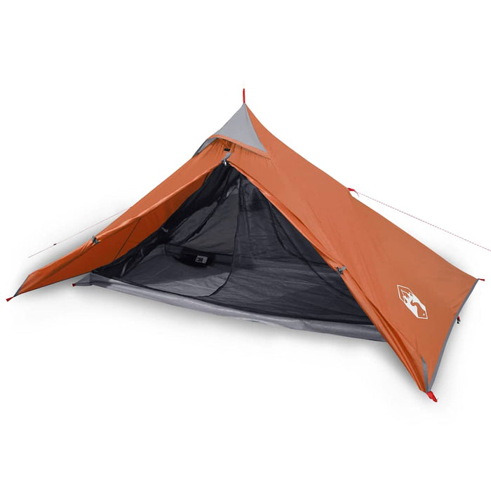 Cort de camping Tipi 1-Person Orange Waterproof