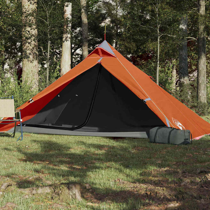 Cort de camping Tipi 1-Person Orange Waterproof