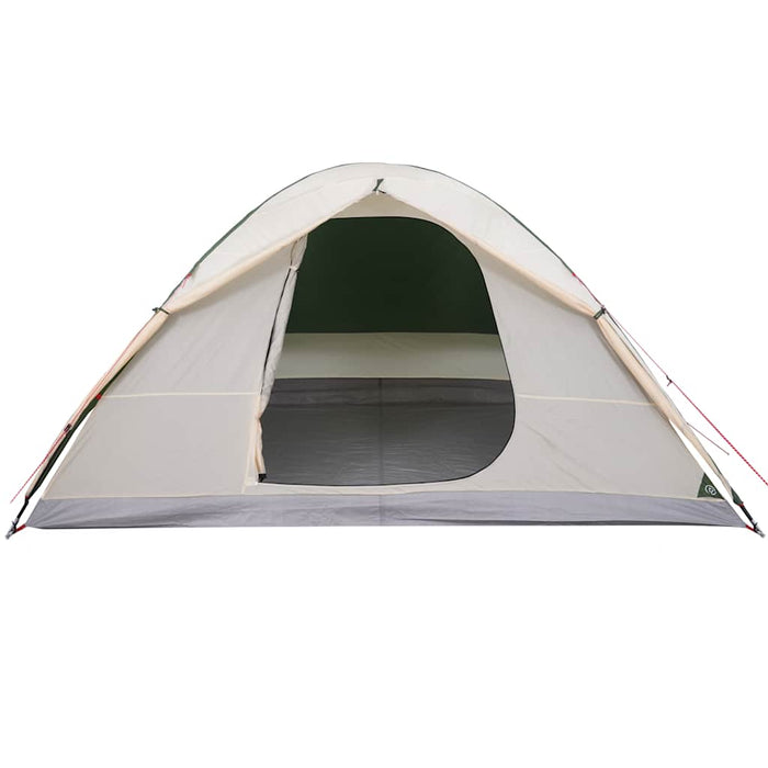 Cort de camping Dome pentru 6 persoane, verde, rezistent la apă