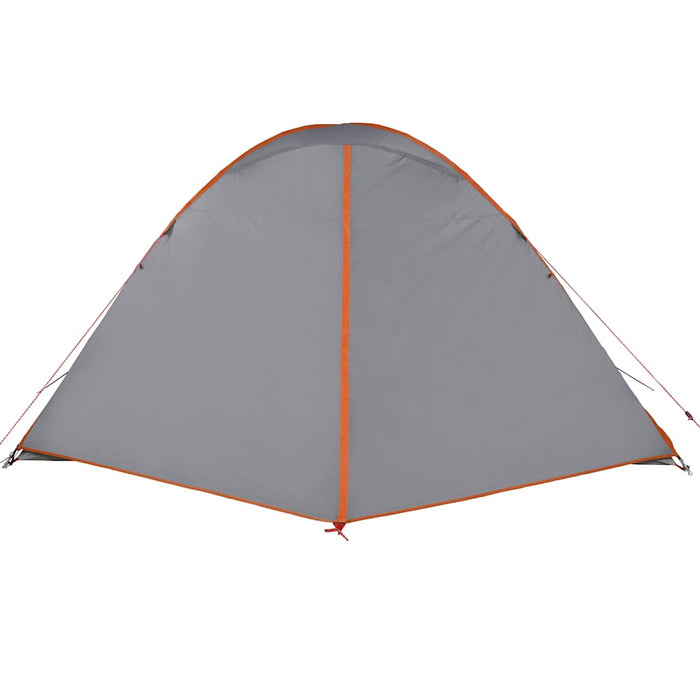 Camping Tent Dome 6-Person Orange Waterproof