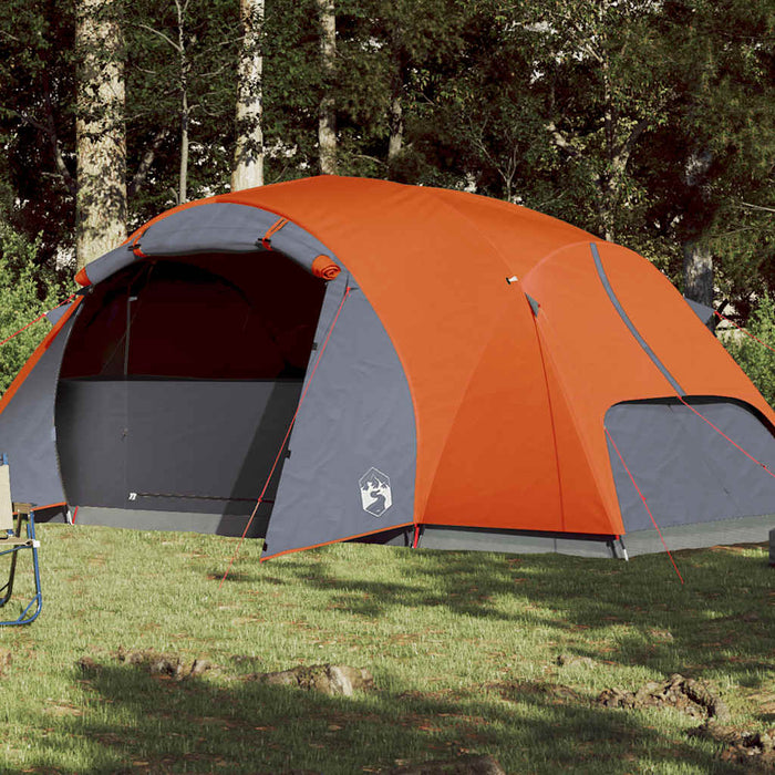 Family Tent Crossvent 8-Person Orange Waterproof