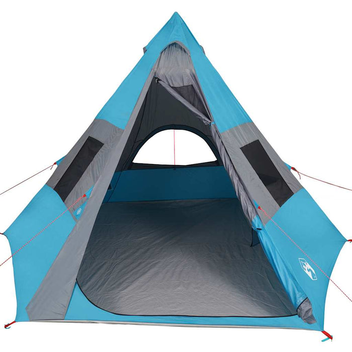 Cort de camping Tipi 7-Person Blue Waterproof