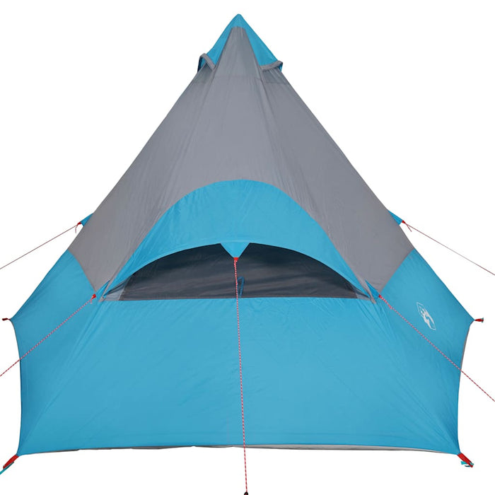 Cort de camping Tipi 7-Person Blue Waterproof