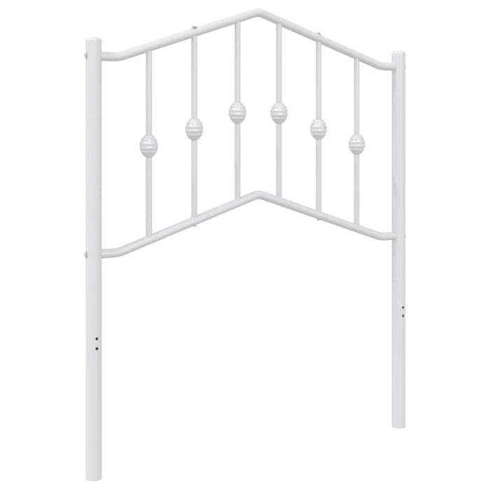 Metal Headboard White 75 cm