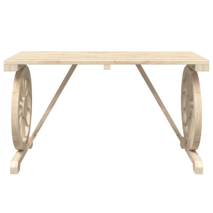 Garden Table 115x55x65 cm Solid Wood Fir