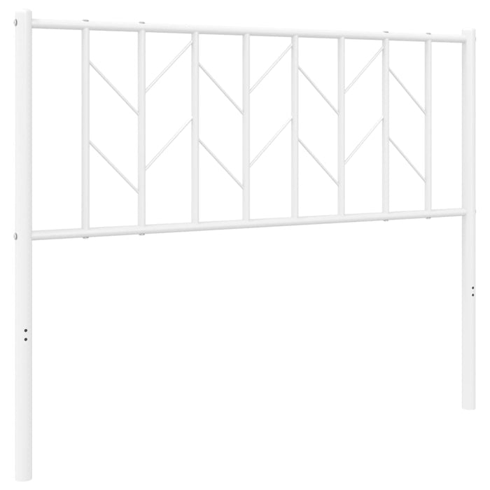 Metal Headboard White 107 cm