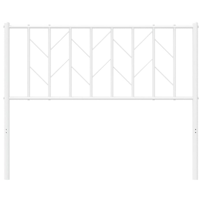 Metal Headboard White 107 cm