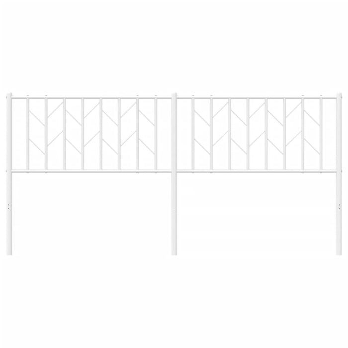 Metal Headboard White 180 cm