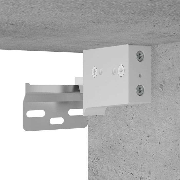 Настенная тумбочка со светодиодной подсветкой Concrete Gery