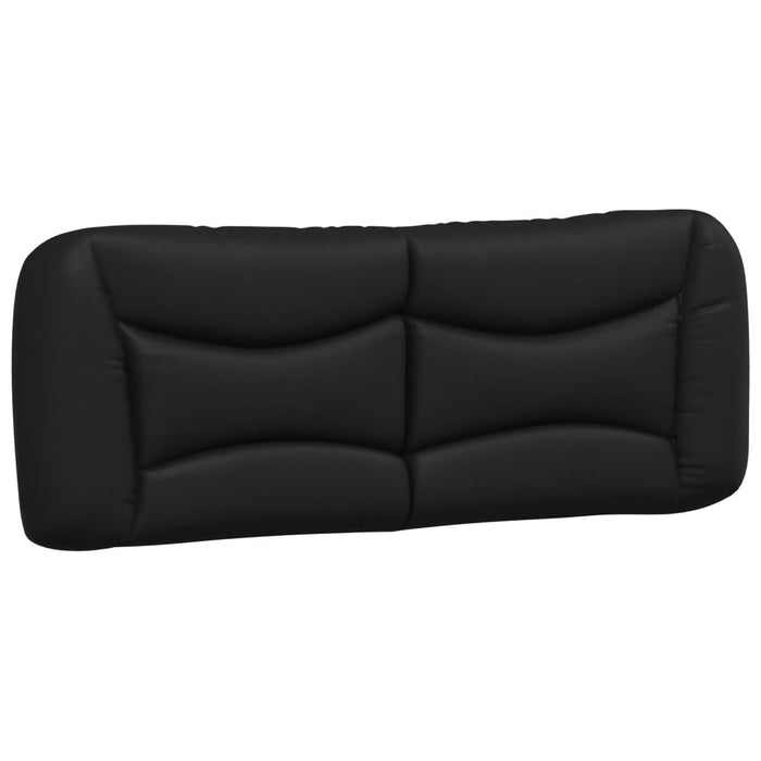 Headboard Cushion Black 135 cm Faux Leather