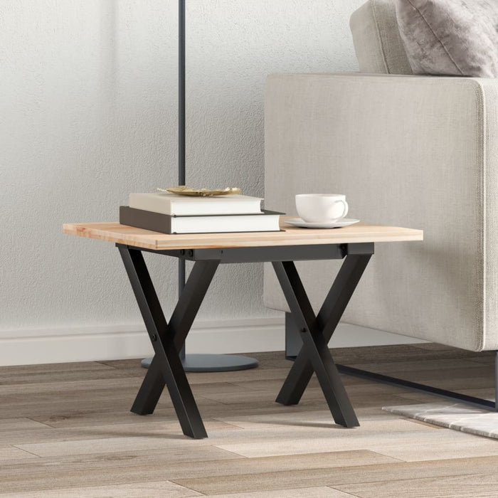 Coffee Table Legs X-Frame 30x30x33 cm Steel