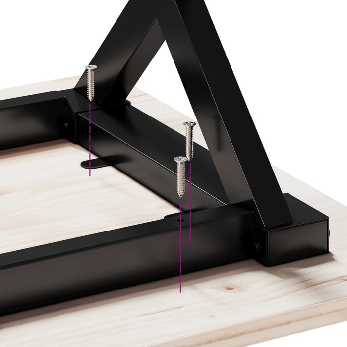 Coffee Table Legs X-Frame 60x50x38 cm Steel