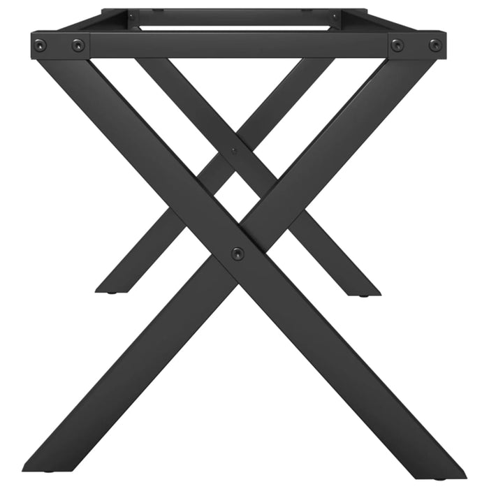 Coffee Table Legs X-Frame 90x30x43 cm Steel