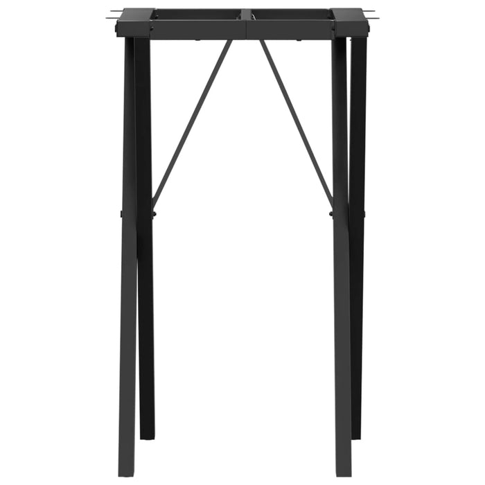 Dining Table Legs X-Frame 40x40x73 cm Steel