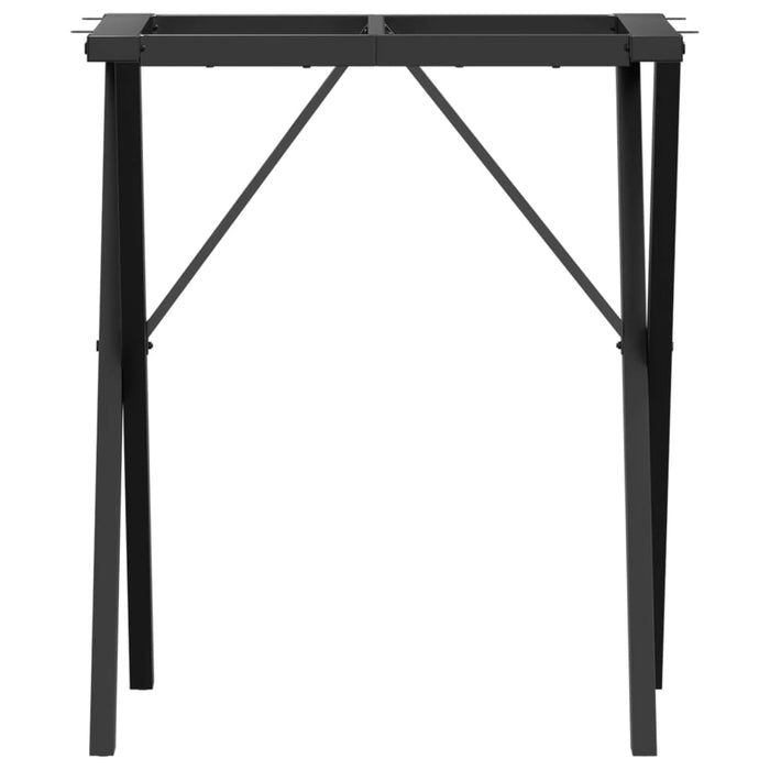 Dining Table Legs X-Frame 60x50x73 cm Steel