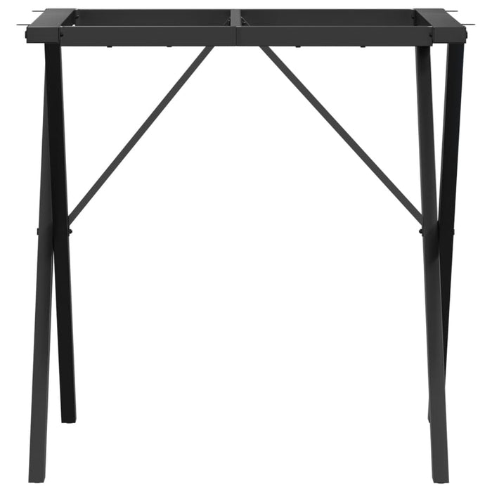 Dining Table Legs X-Frame 60x60x73 cm Steel