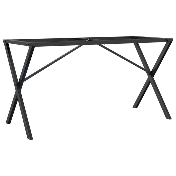 Dining Table Legs X-Frame 120x60x73 cm Steel