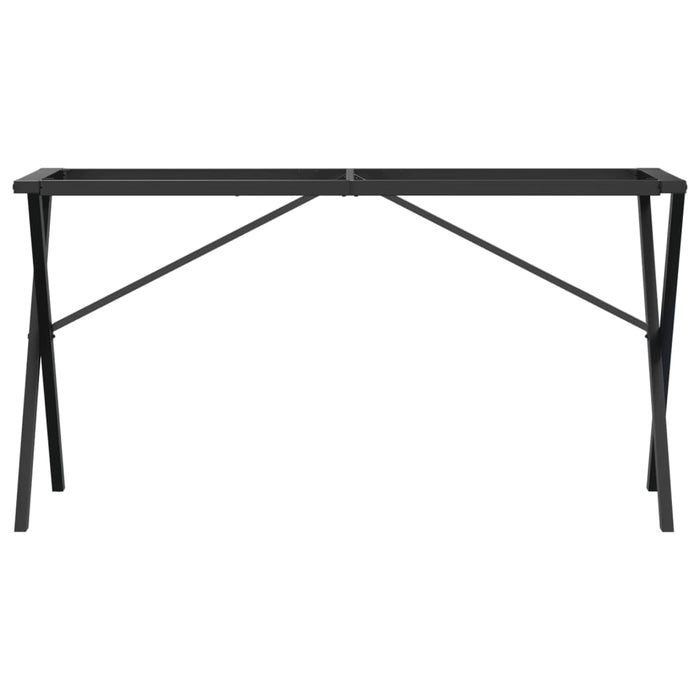 Dining Table Legs X-Frame 120x60x73 cm Steel